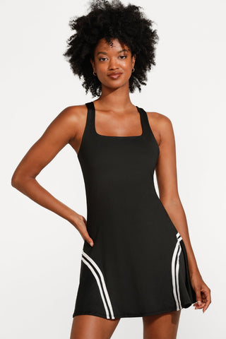 Backspin Tennis Dress In Black - EleVen by Venus Williams