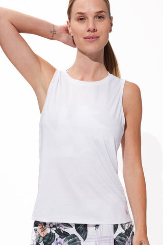 Cool It Tank In White - EleVen by Venus Williams