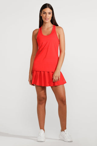 Cosmos Tank In Flame Red - EleVen by Venus Williams
