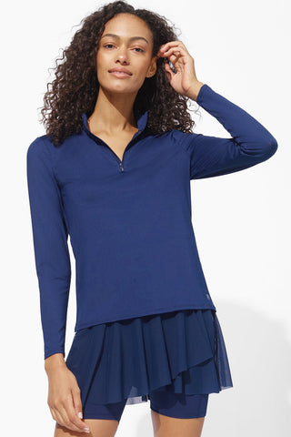 Legacy Long Sleeve In Admiral Navy - EleVen by Venus Williams