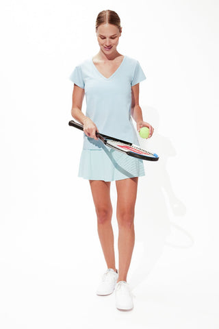 Match Point Short Sleeve in Crystal Blue - EleVen by Venus Williams