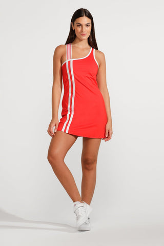 Speedy Tennis Dress In Flame Red - EleVen by Venus Williams