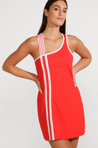 Speedy Tennis Dress In Flame Red - EleVen by Venus Williams